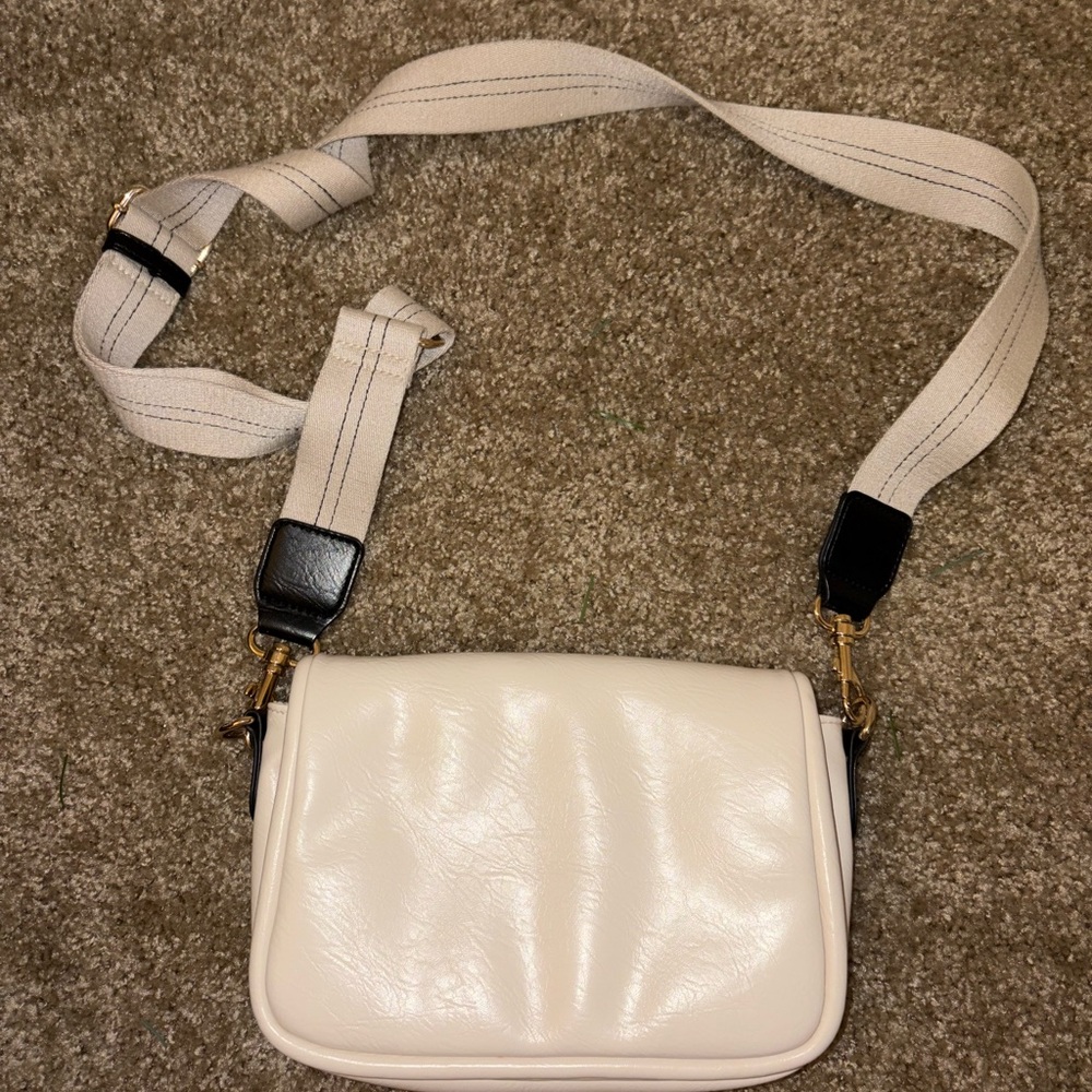 'cream color crossbody bag.